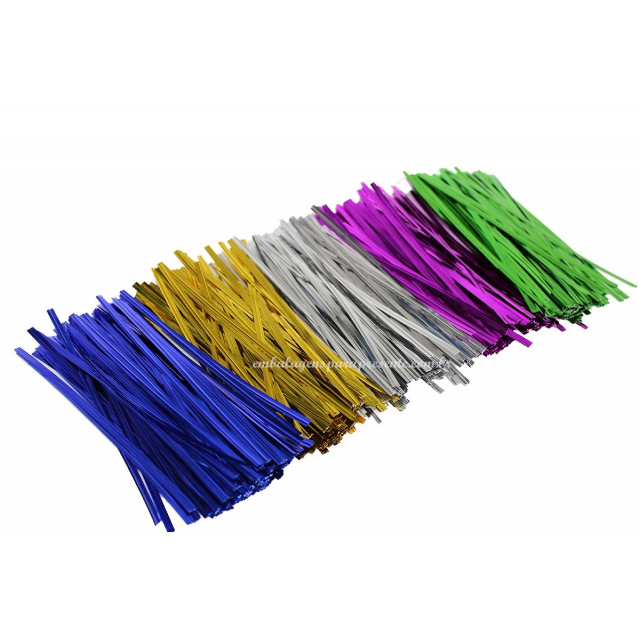 Fecho Prático Metalizado 0,4x15cm (PCT C/100 UN)